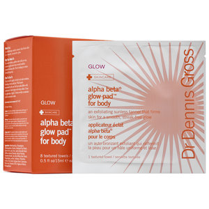 How to avoid Orange Fake Tan with Dr. Dennis Gross Alpha Beta Glow Pads for Body