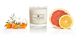 Heir and Grace Scented Candle Citrus and Jasmine