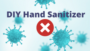 DIY Hand Sanitizer protect against viruses like covid-19
