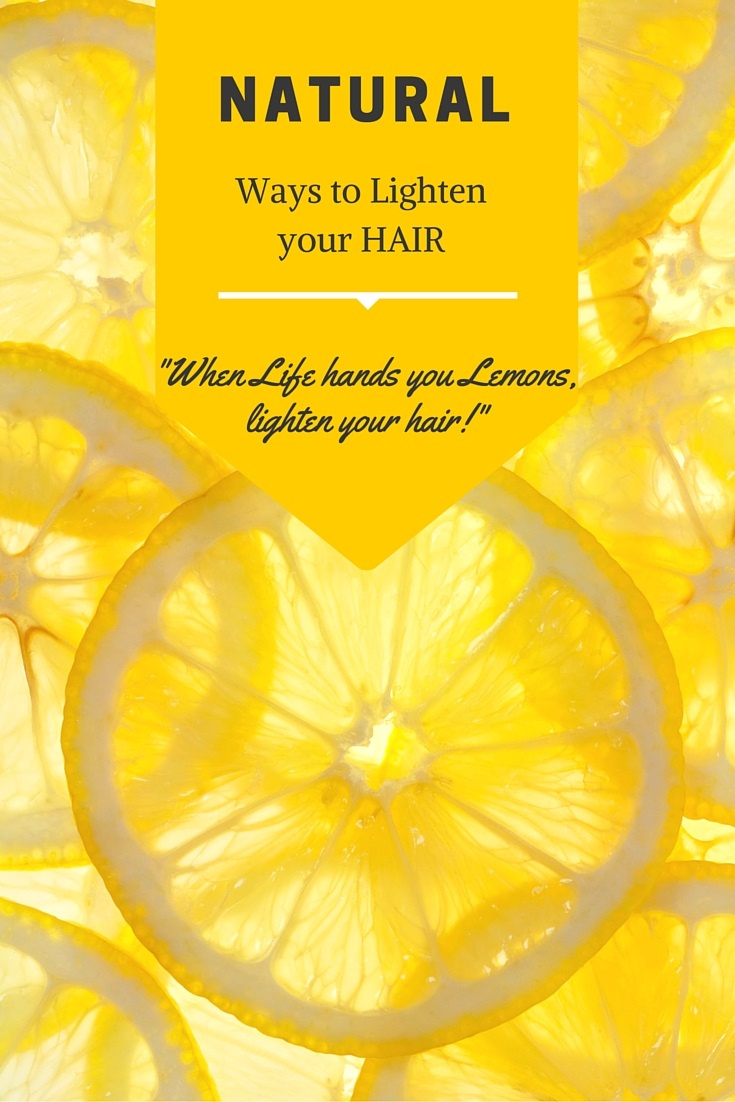 Natural Ways to Lighten Hair | www.theperfumeexpert.com